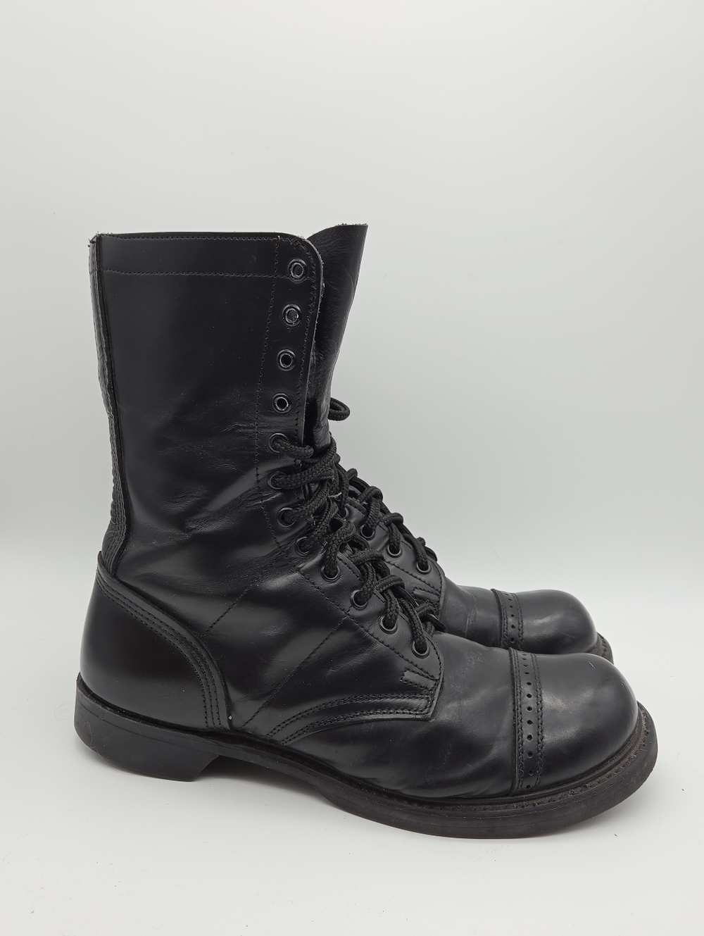 Double H Jump Combat Military Boots Black Size Men's 9